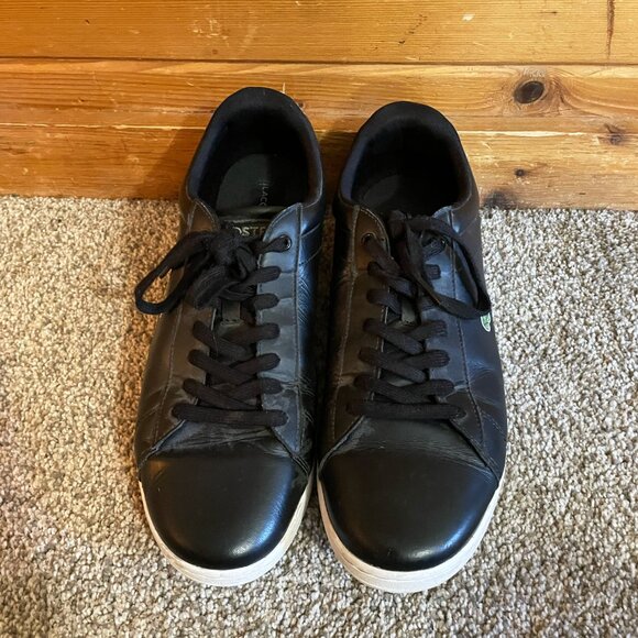 Lacoste Mens Graduate Black/White Sneakers size 13 - Picture 3 of 6